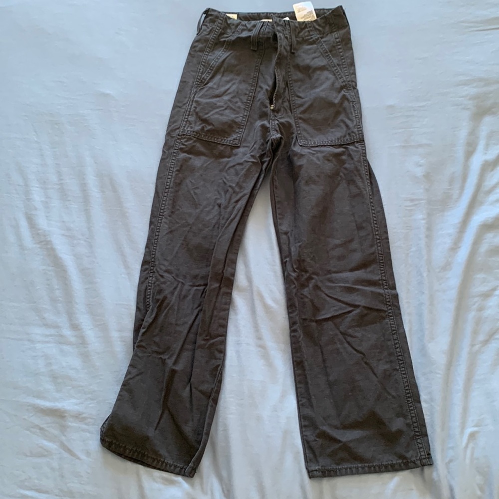 Levi's Black Ribcage Straight Cargo Pant size 26